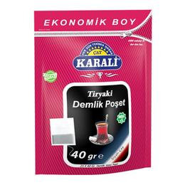 KARALİ TİRYAKİ DEMLİK POŞET ÇAY 25 ADET * 40 GR